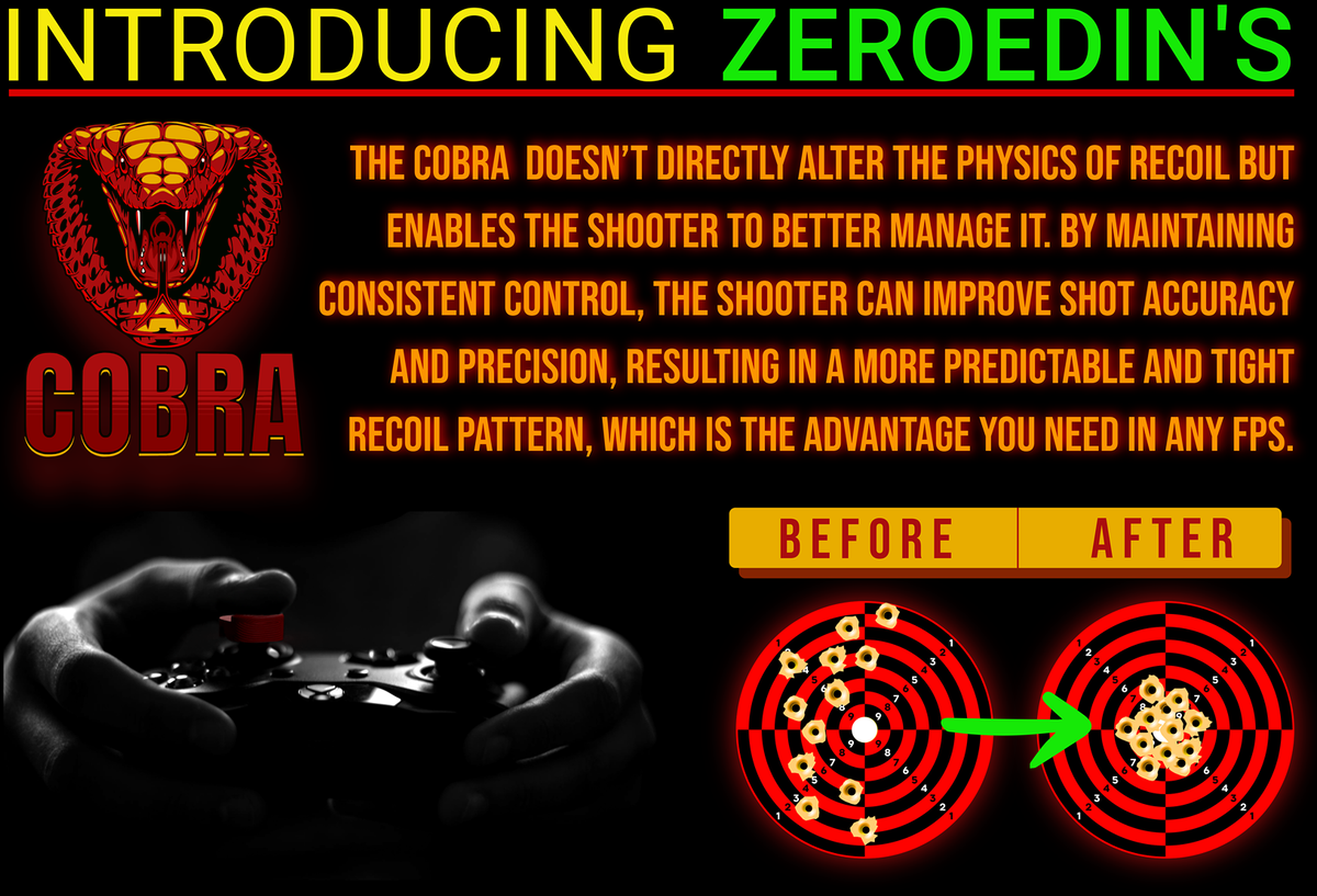 Dinosoo Controller Compatible Cobra Controller Attachment Alpha Build