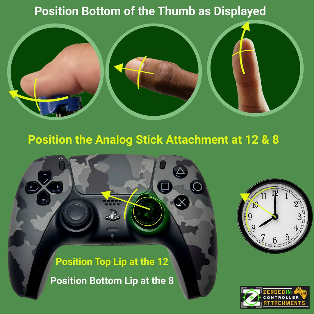 PlayStation 4 & 5 DualSense Edge Compatible Cobra Pro Thumbsticks