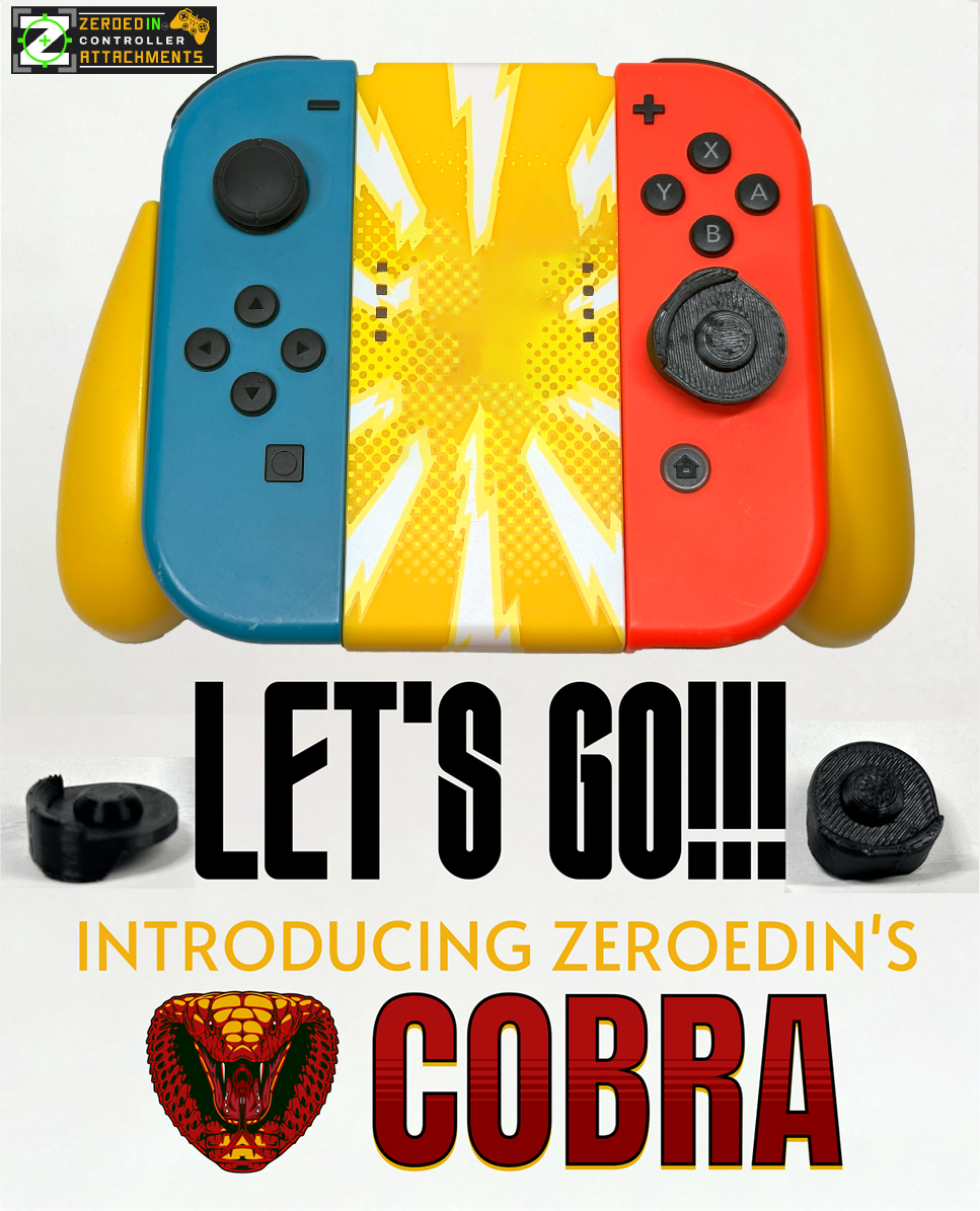 Switch Joy-Con Compatible Cobra Controller Attachment Alpha Build