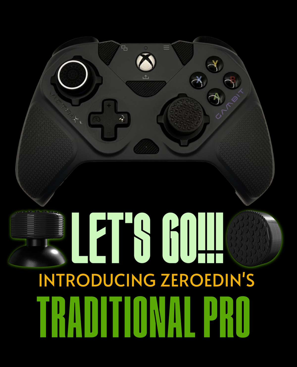 Victrix Gambit Prime &  Pro BFG Compatible Traditional Pro Thumbsticks